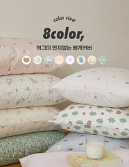 (圖案)無塵夾棉枕袋/8色